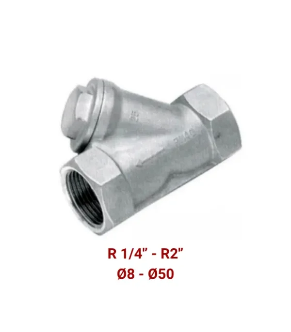 Fig. 43 I Filtro Y Extremos Roscados Ac. Inox