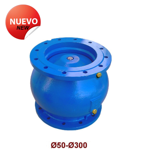 Ductile Axial Check Valve with Flanges for Clean Water from borjavalves.com