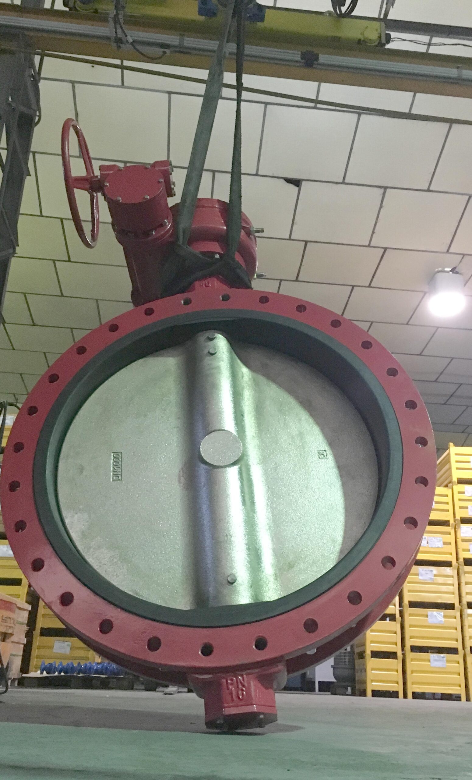 Válvula de mariposa DN1000 Borja Valves — proyecto internacional Irak
